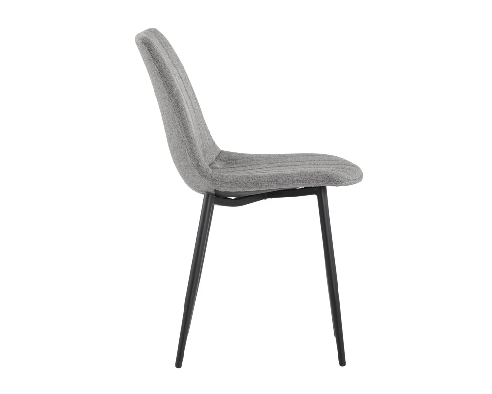 Drew Dining Chair - Black - Image 3