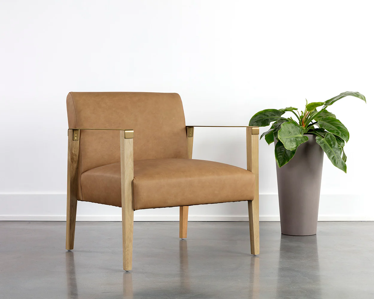 Earl Lounge Chair - Rustic Oak - Image 8