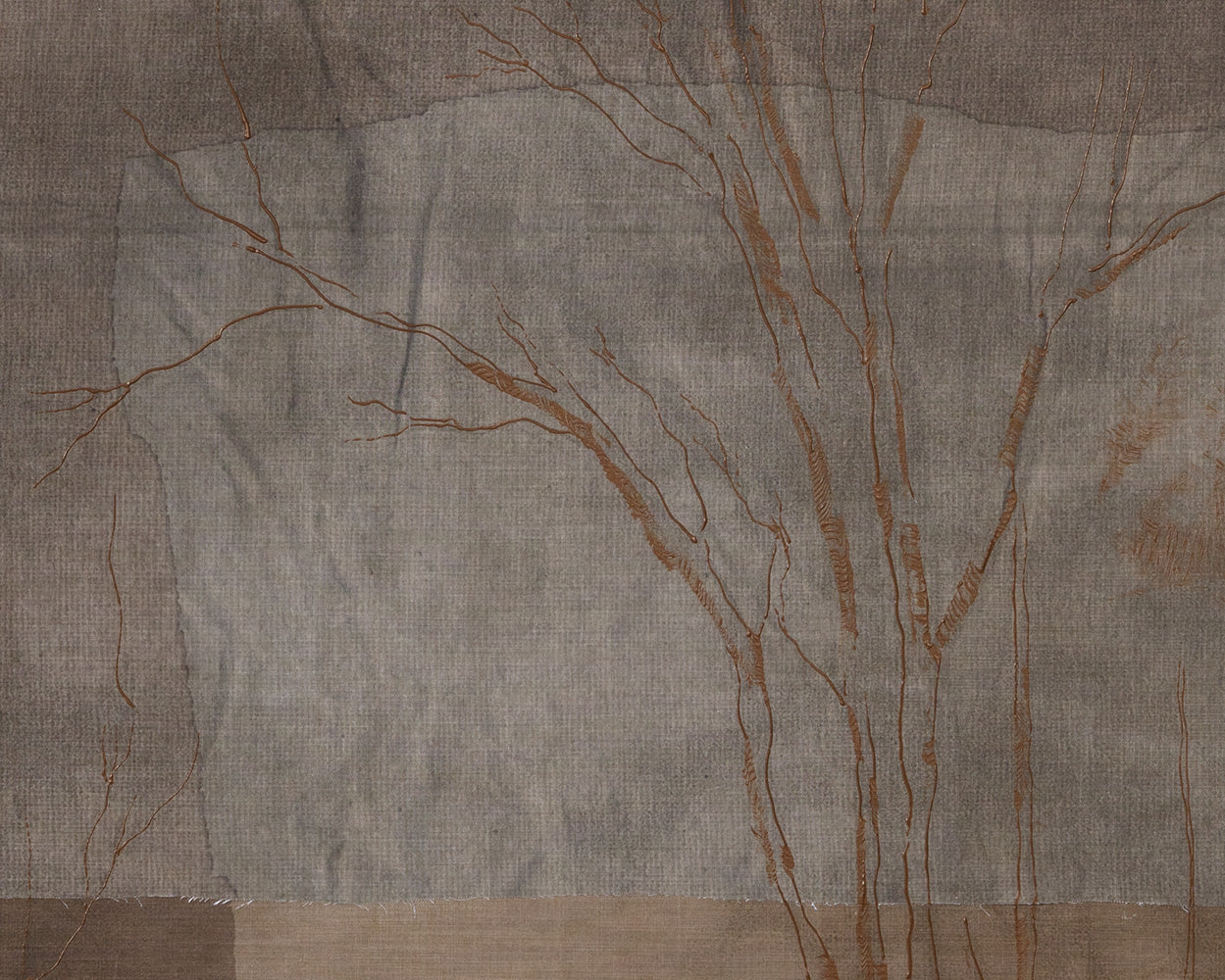 Enchanted Forest - 60" X 40" - Black Floater Frame - Brown - Image 9
