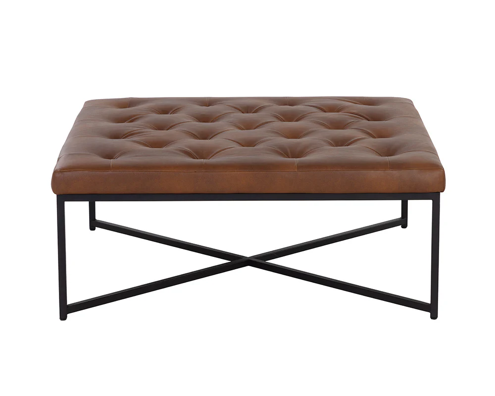 Endall Ottoman - Black - Image 3