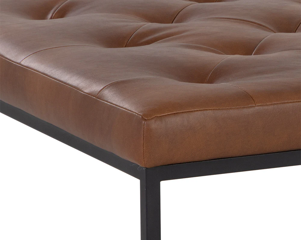 Endall Ottoman - Black - Image 5