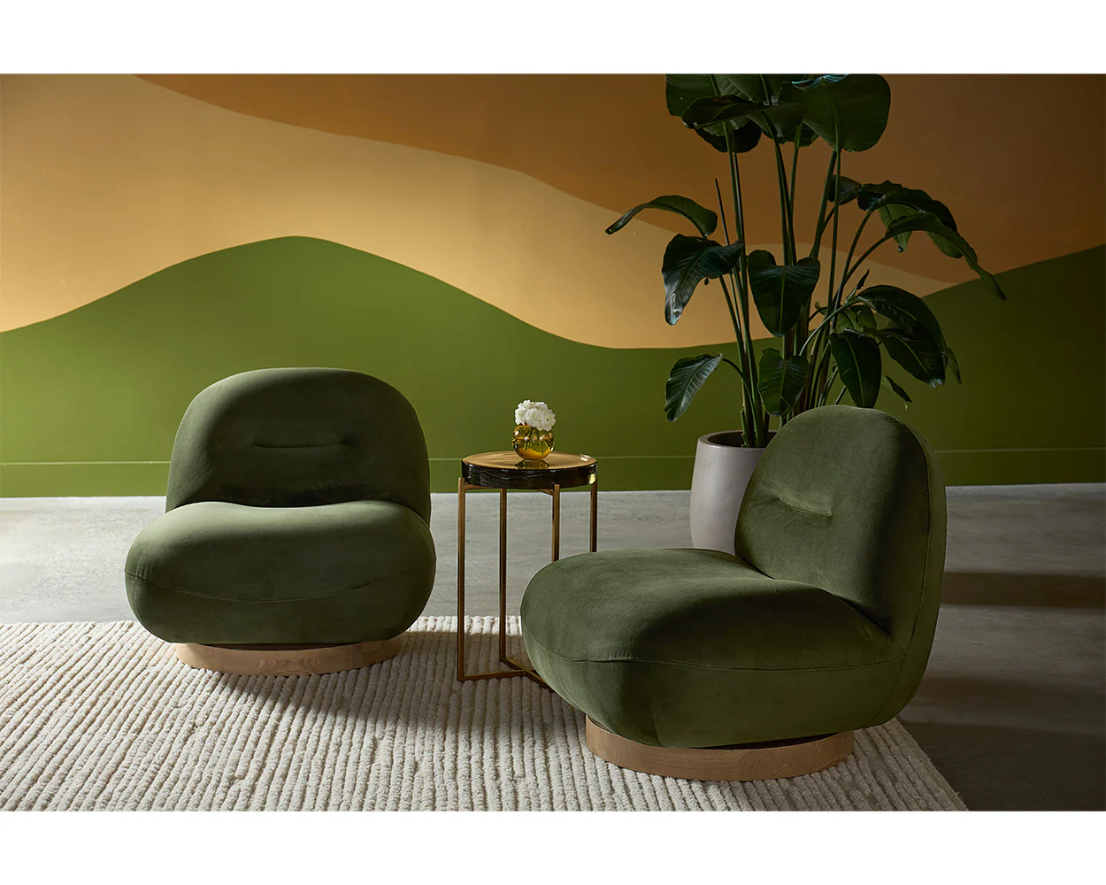 Franze Swivel Lounge Chair - Image 2