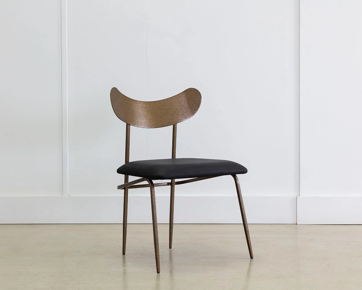 Gibbons Dining Chair - Antique Brass - Image 2