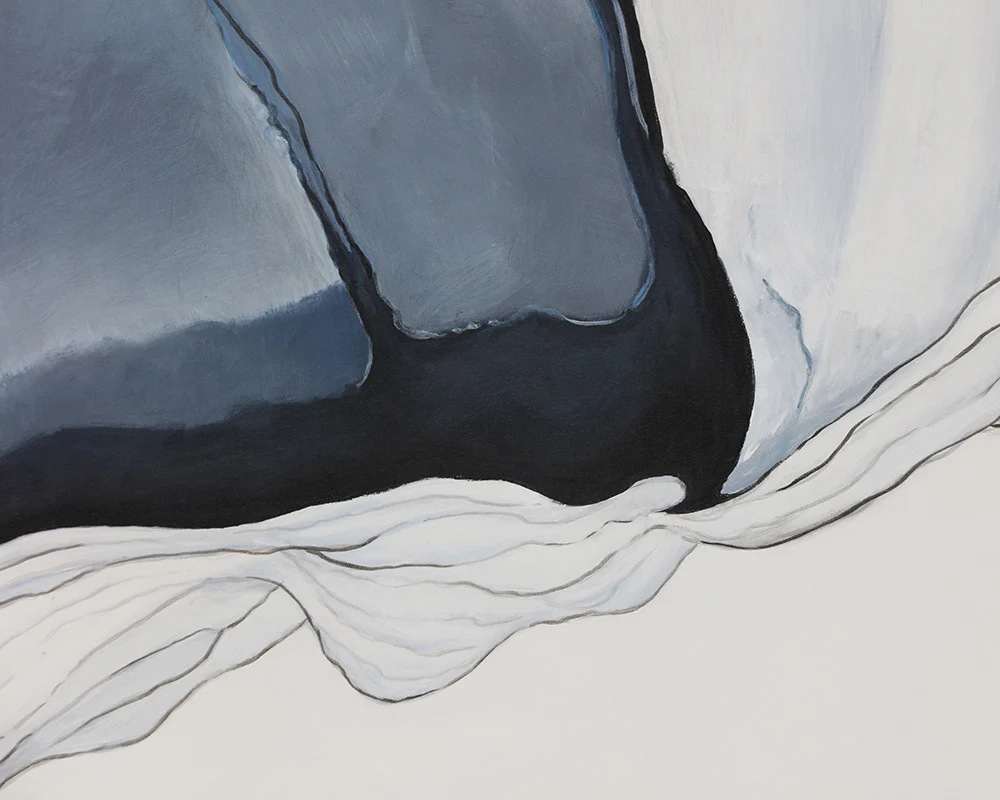 Glacial Rock - 48" X 72" - Black Floater Frame - Image 3