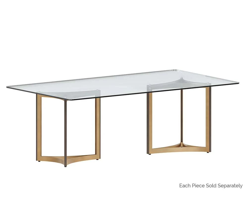 Glass Dining Table Top - 86.5" - Rectangular - Image 2