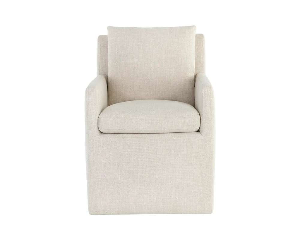 Glenrose Wheeled Dining Armchair - Image 7