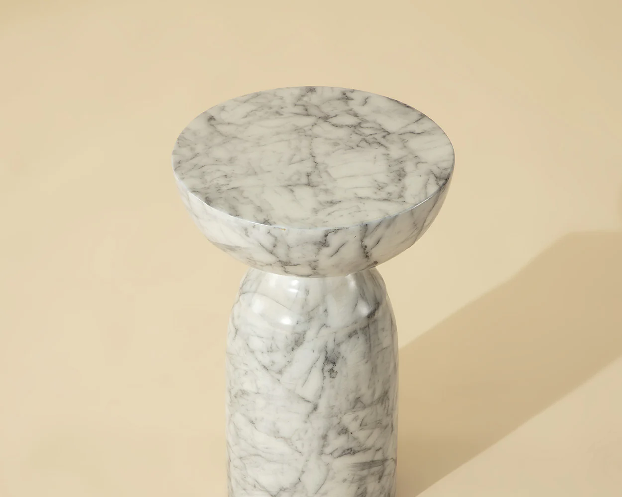 Goya End Table - Marble Look - Image 13