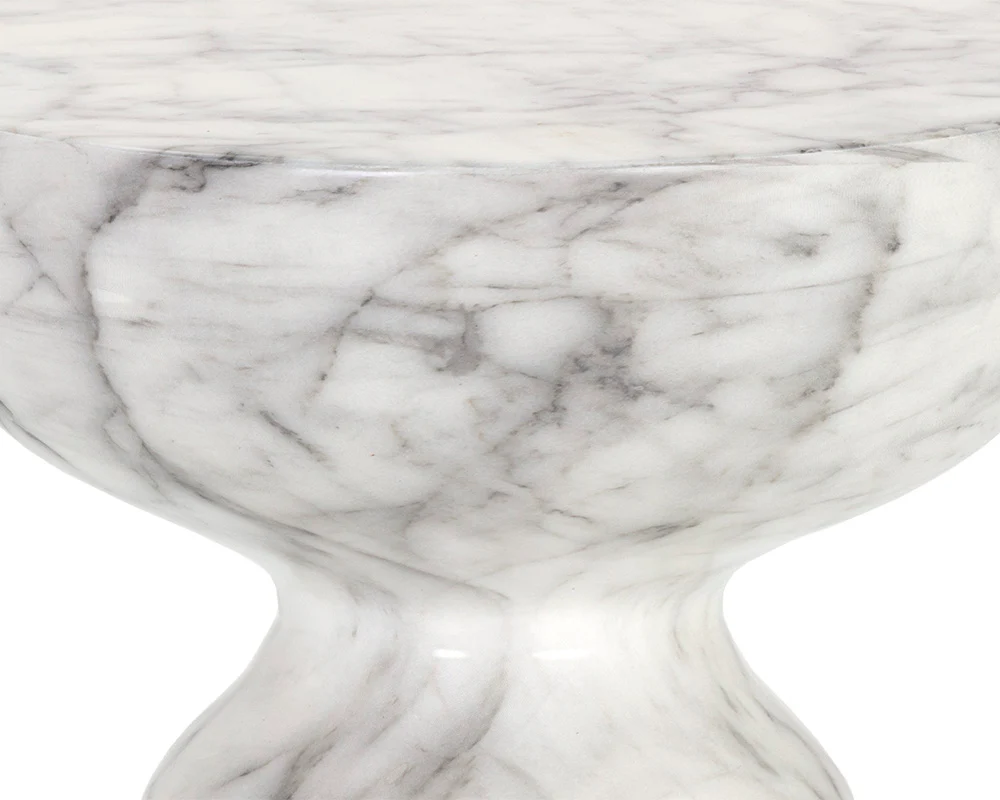 Goya End Table - Marble Look - Image 19