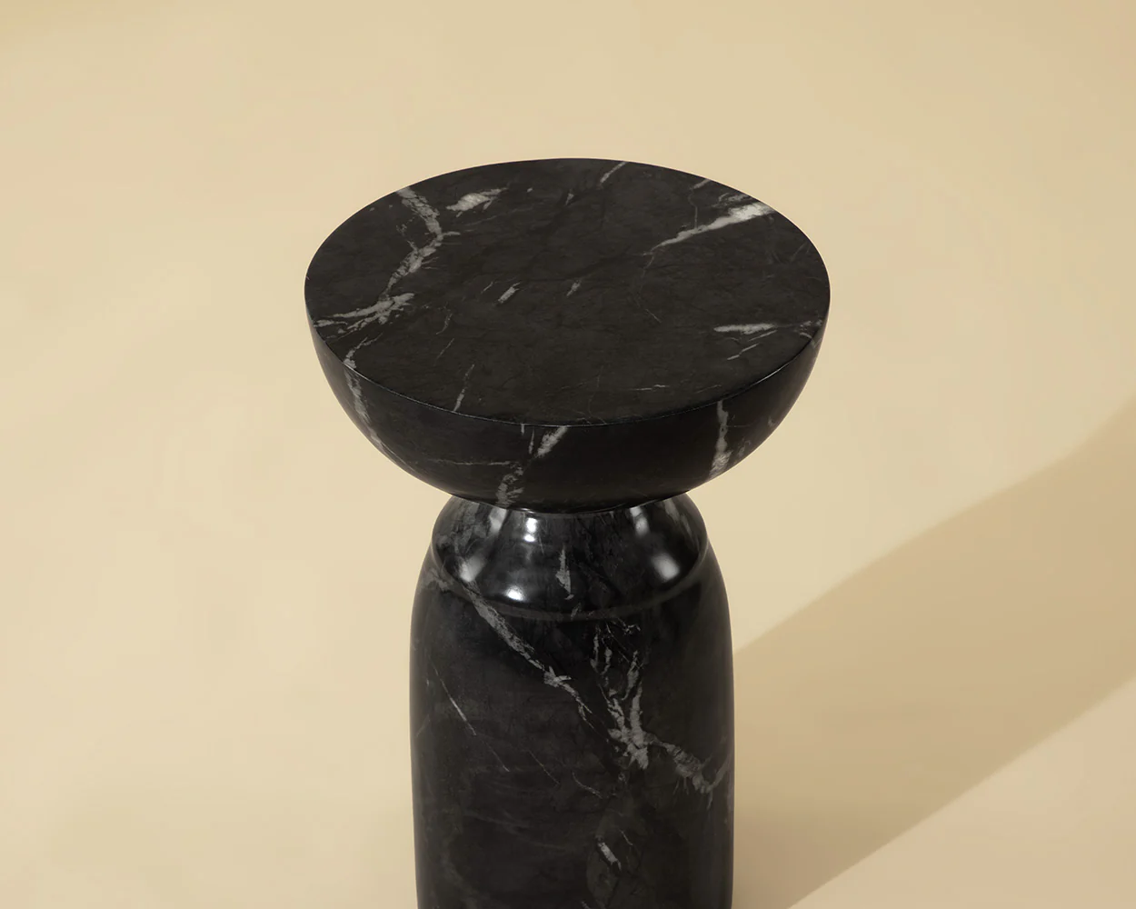 Goya End Table - Marble Look - Image 4