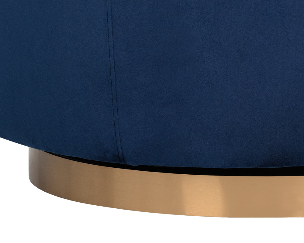 Hazel Swivel Lounge Chair - Gold - Image 16