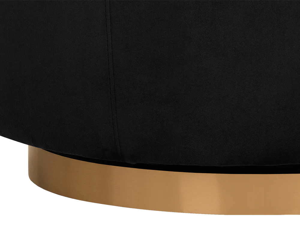 Hazel Swivel Lounge Chair - Gold - Image 24