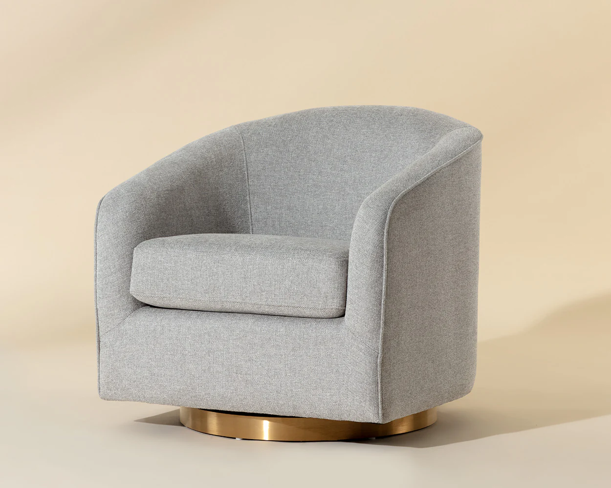 Hazel Swivel Lounge Chair - Gold - Image 25
