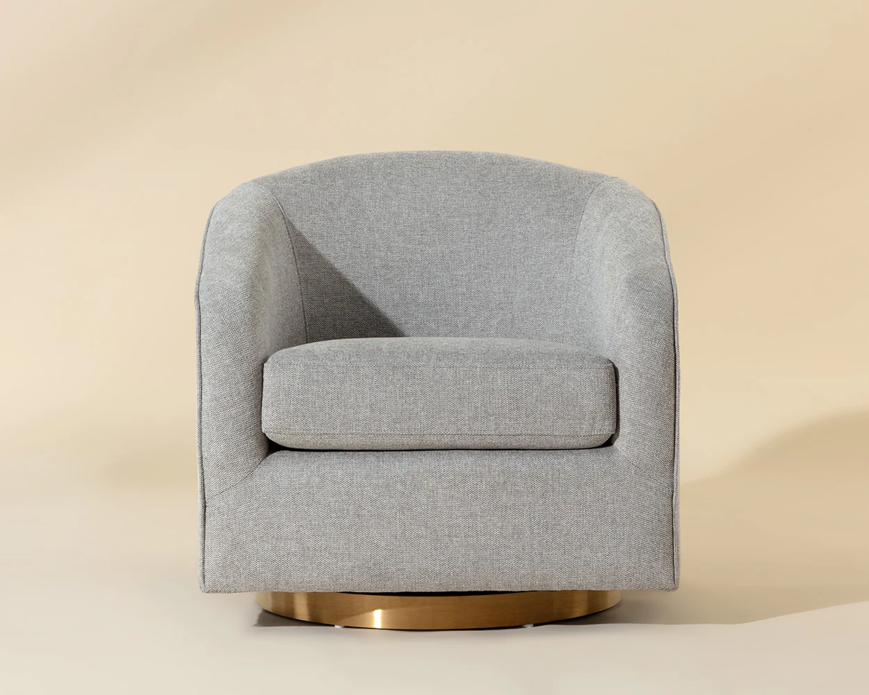 Hazel Swivel Lounge Chair - Gold - Image 27