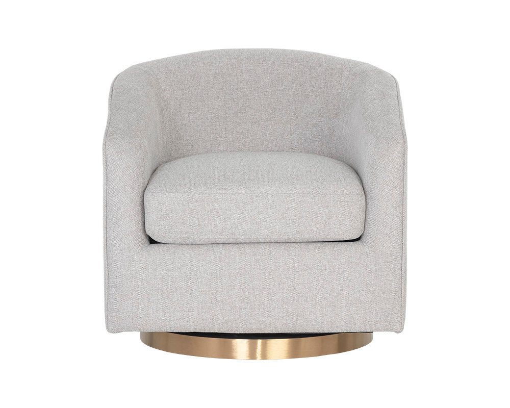 Hazel Swivel Lounge Chair - Gold - Image 30