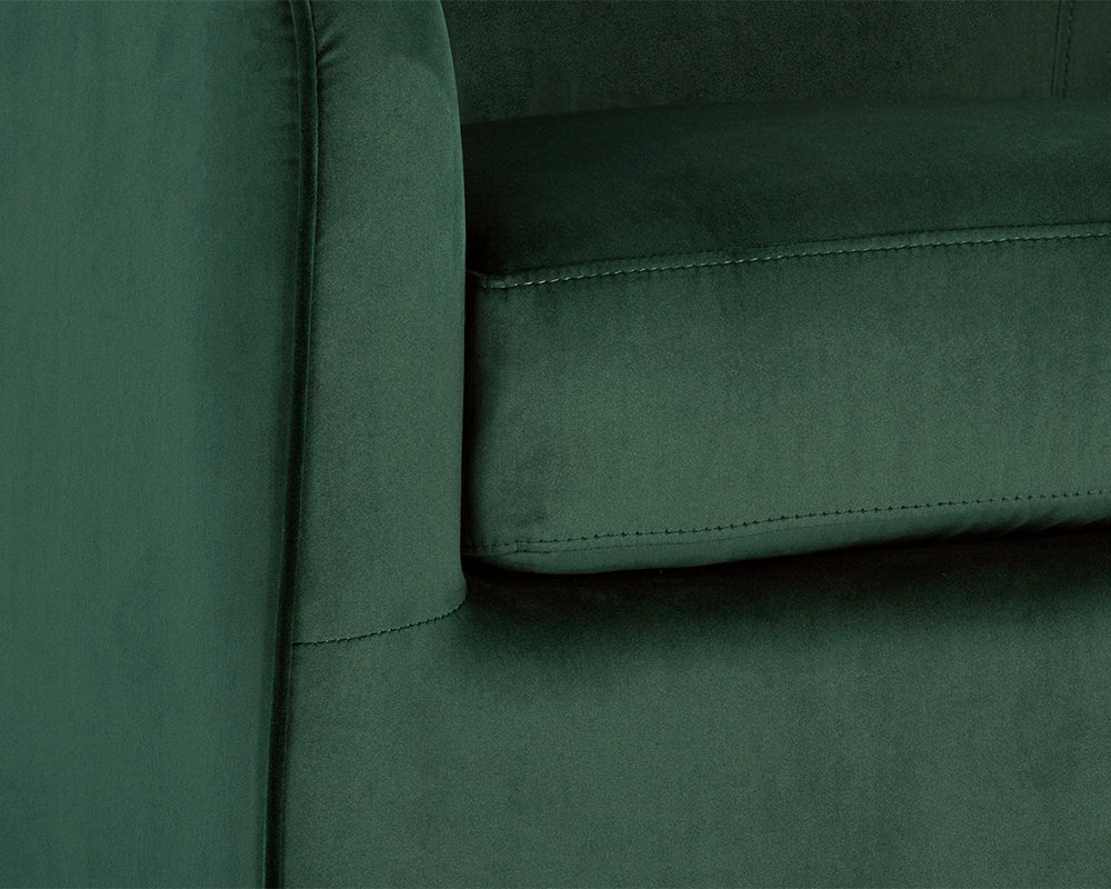 Hazel Swivel Lounge Chair - Gold - Image 6
