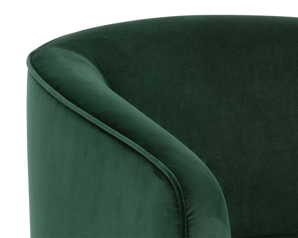Hazel Swivel Lounge Chair - Gold - Image 7