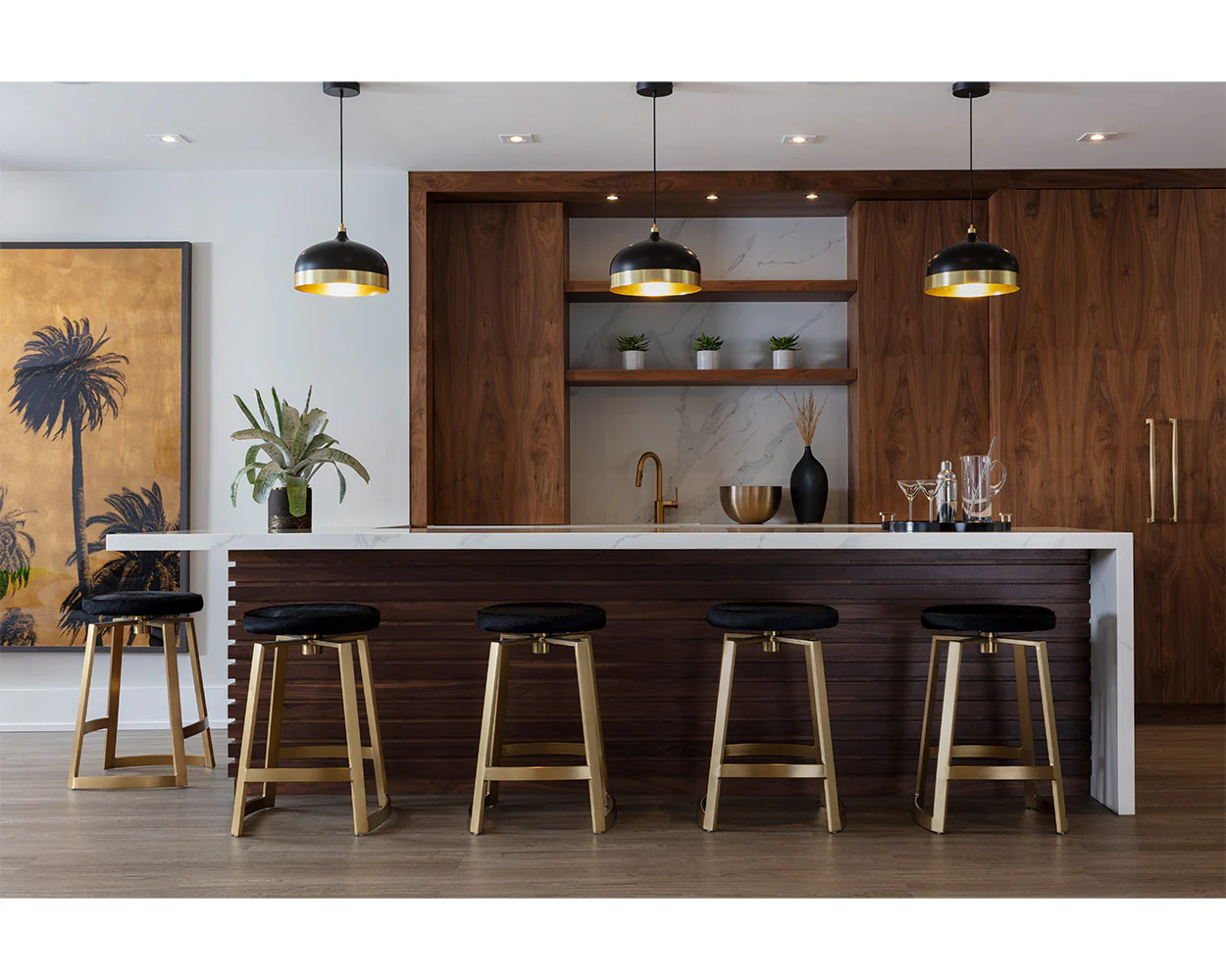 Hendrix Swivel Counter Stool - Image 3