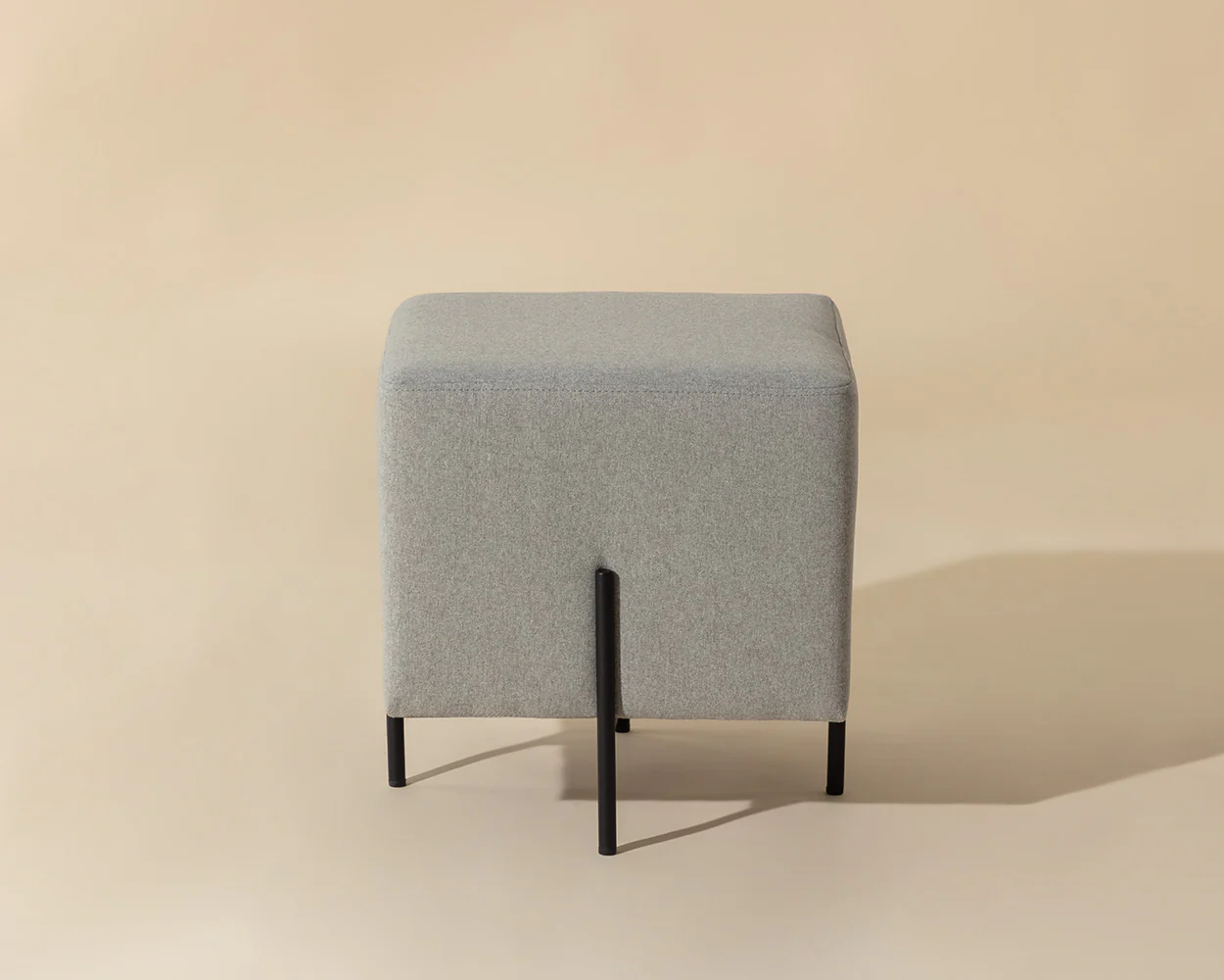 Heston Ottoman - Black - Image 3