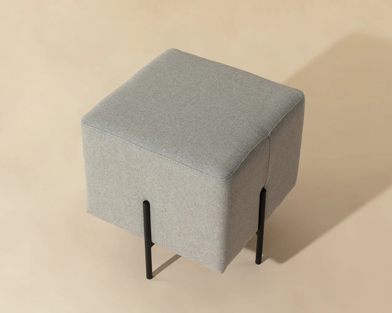 Heston Ottoman - Black - Image 4