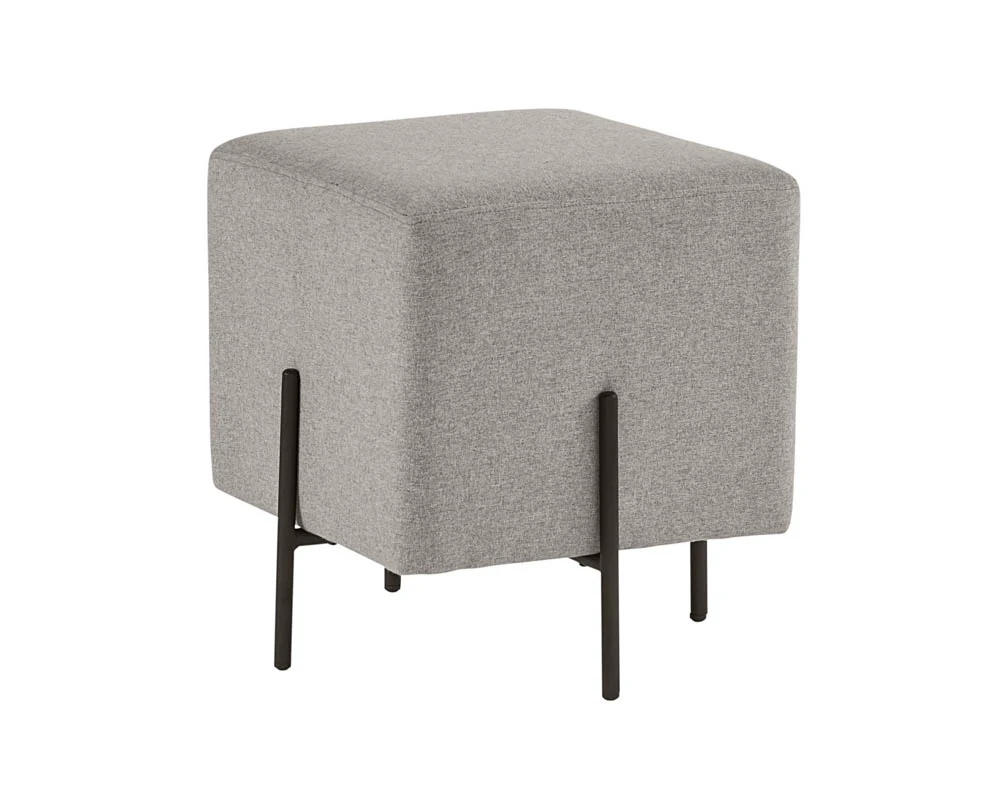 Heston Ottoman - Black - Image 5