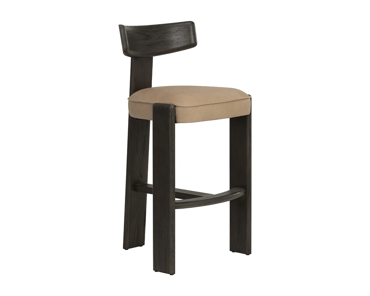 Horton Barstool - Dark Brown - Image 4