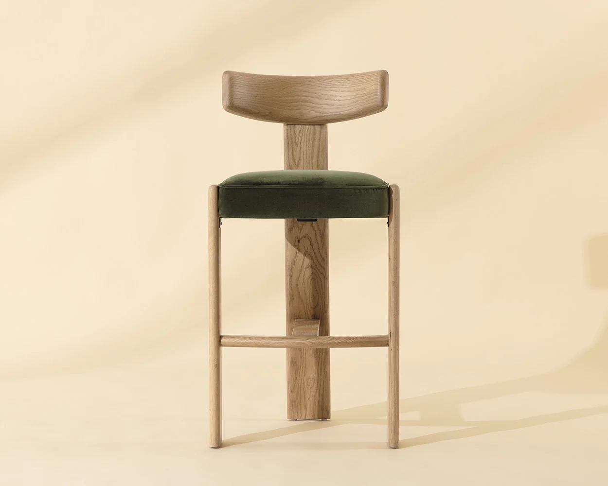 Horton Barstool - Rustic Oak - Image 2