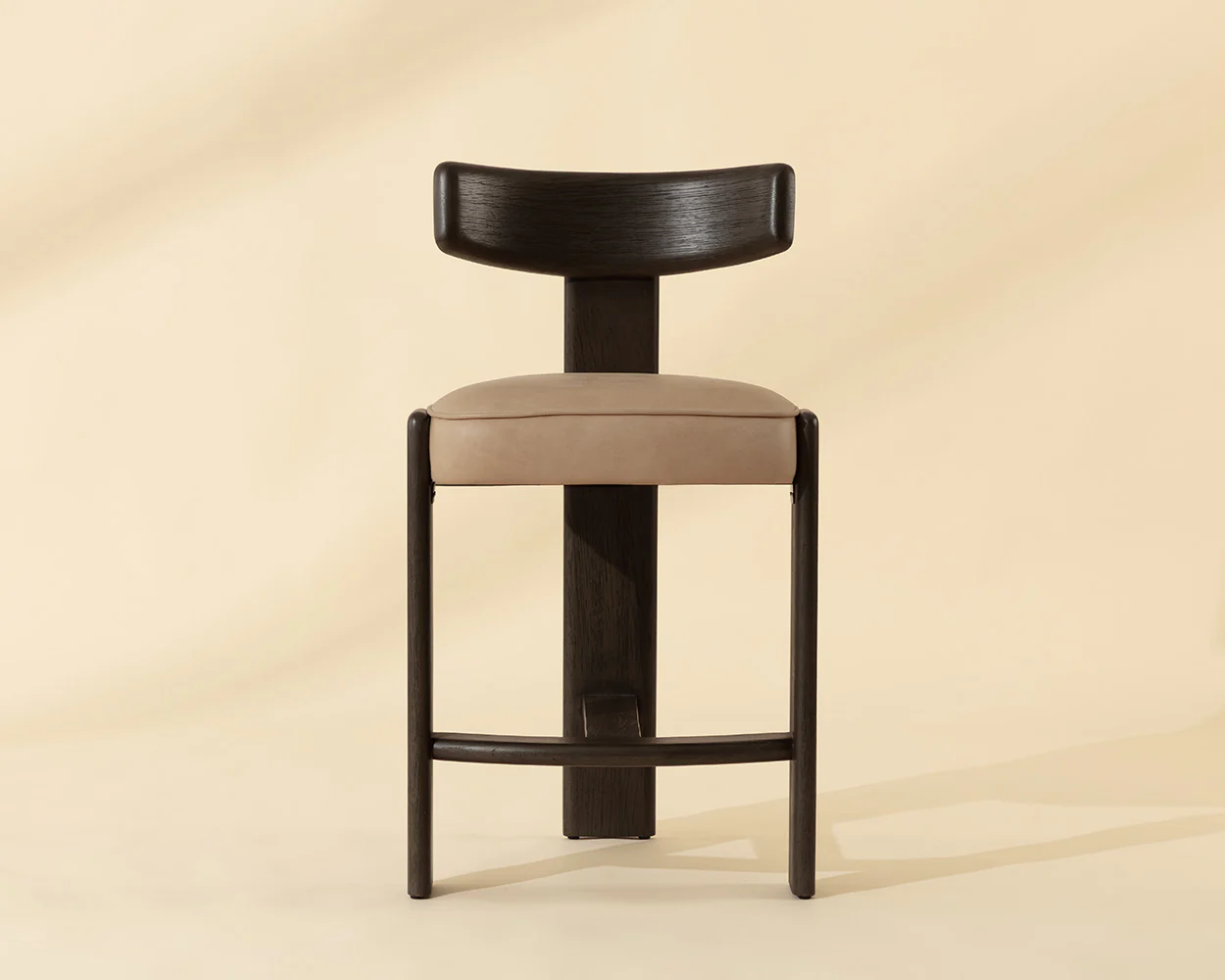 Horton Counter Stool - Dark Brown - Image 2