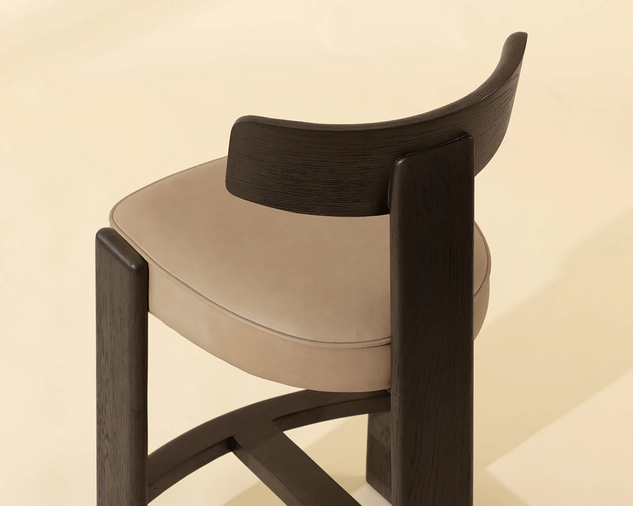 Horton Counter Stool - Dark Brown - Image 3