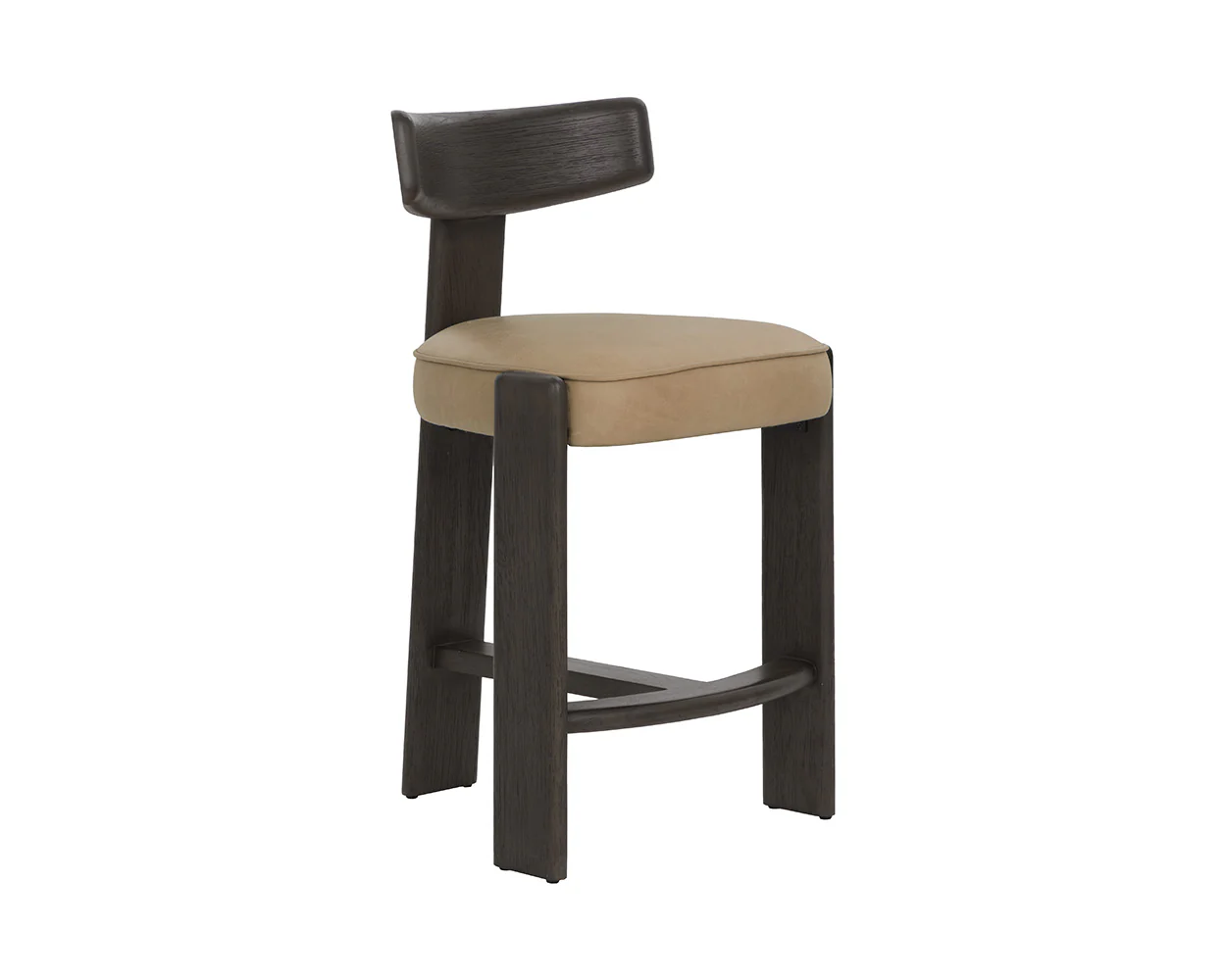 Horton Counter Stool - Dark Brown - Image 4
