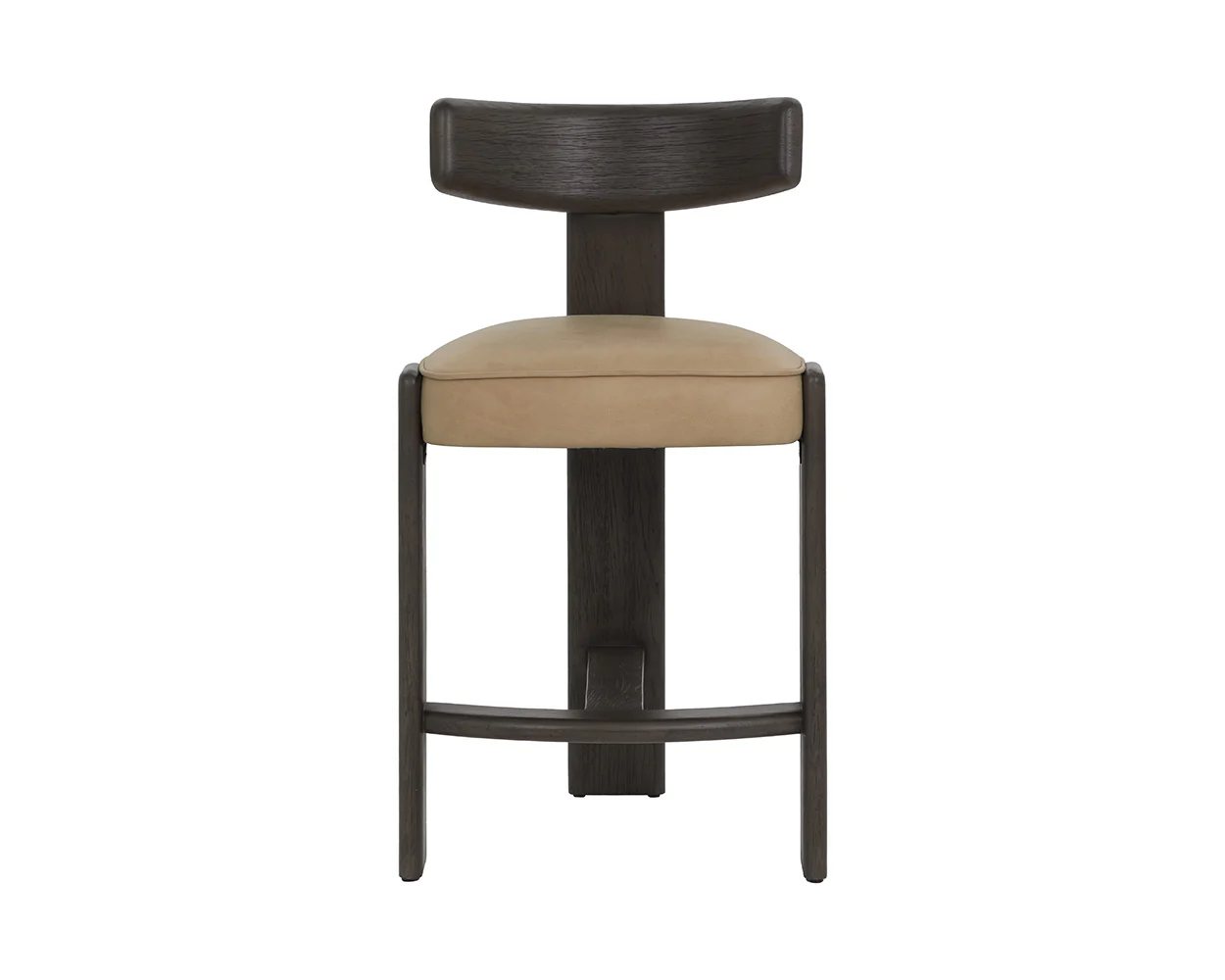 Horton Counter Stool - Dark Brown - Image 5