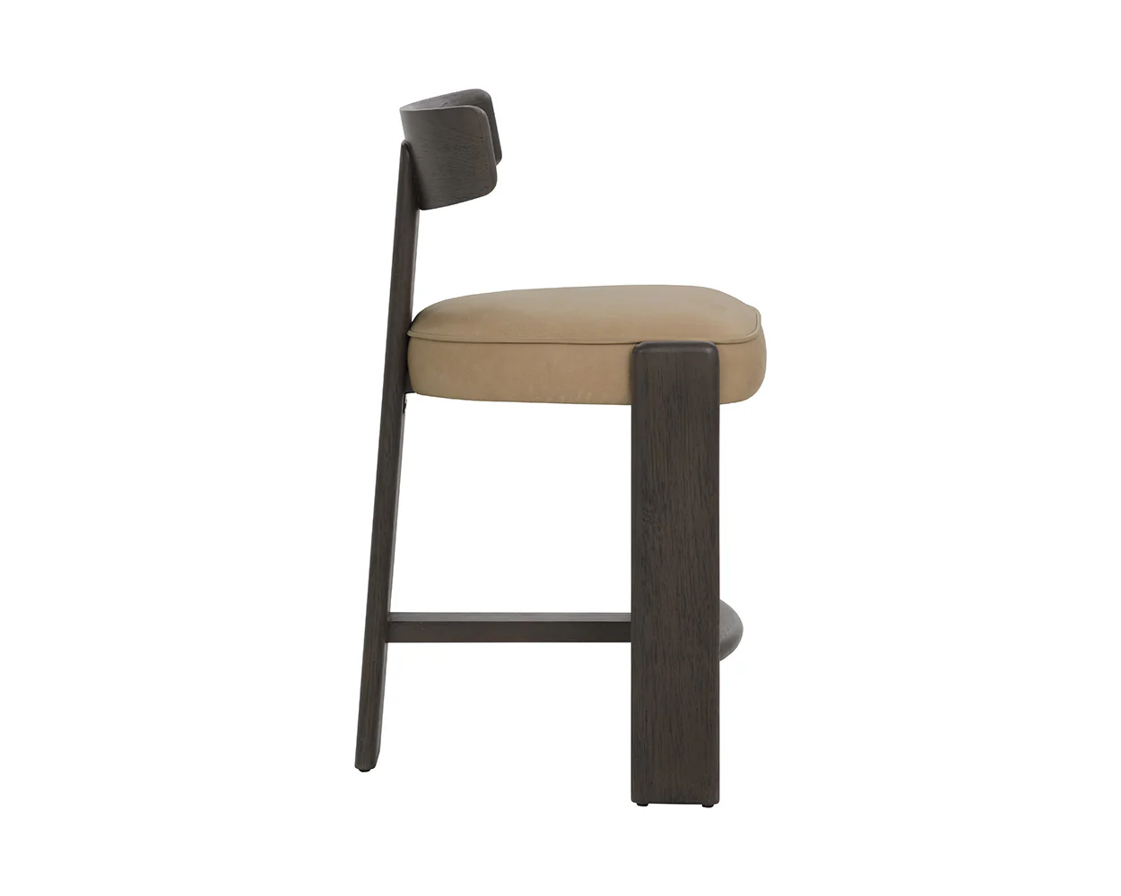 Horton Counter Stool - Dark Brown - Image 6
