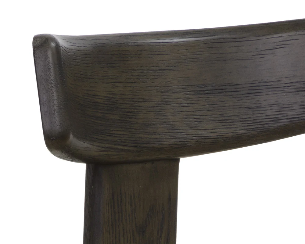 Horton Dining Chair - Dark Brown - Image 10