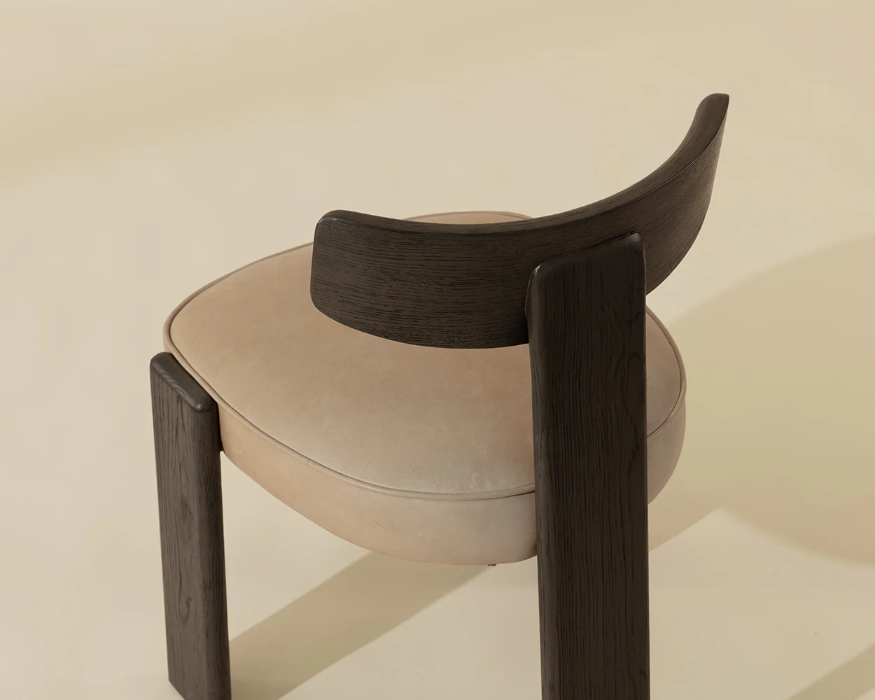 Horton Dining Chair - Dark Brown - Image 4