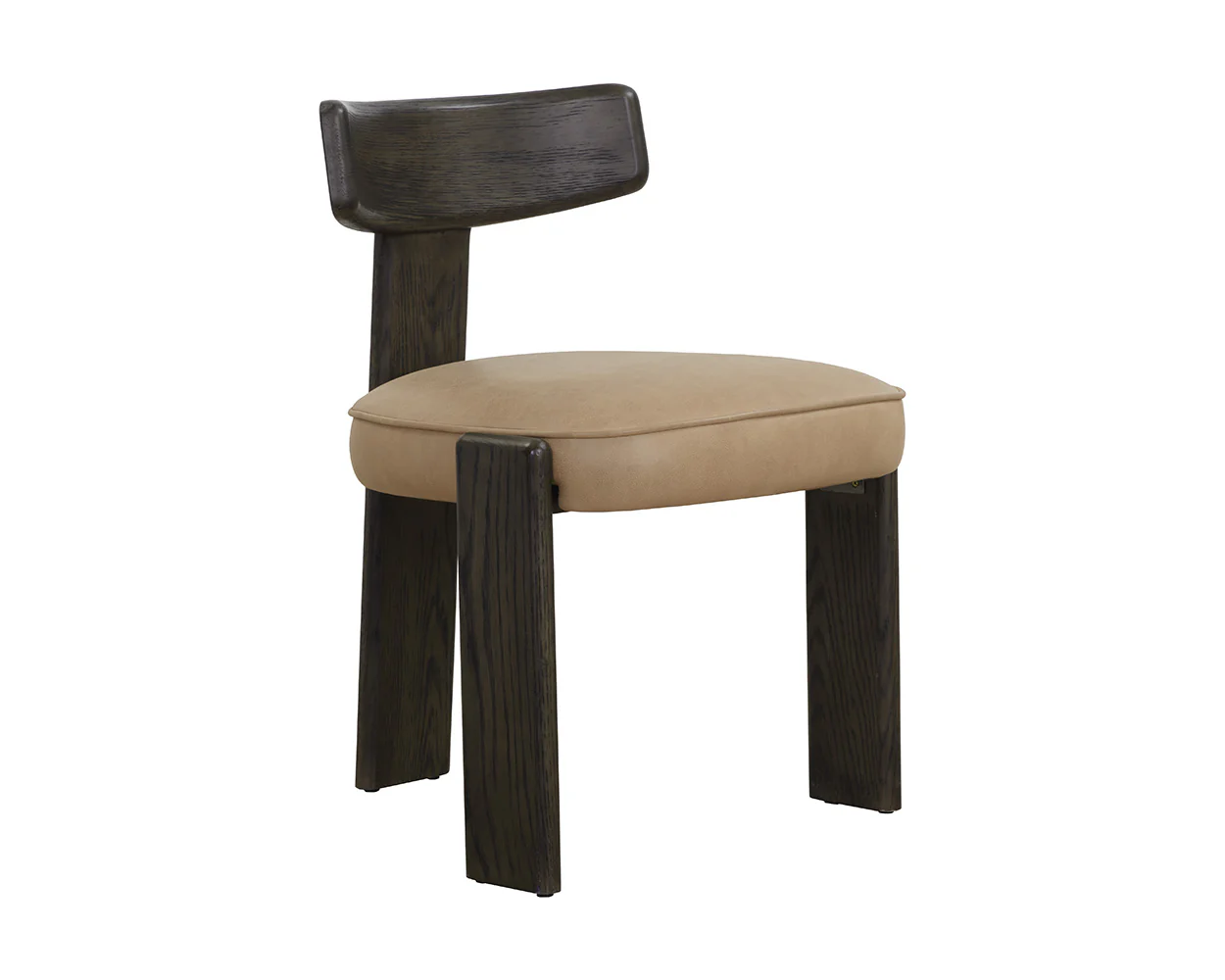 Horton Dining Chair - Dark Brown - Image 5