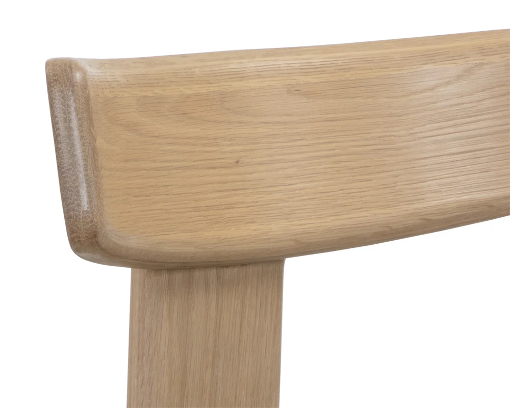 Horton Dining Chair - Rustic Oak - Image 10
