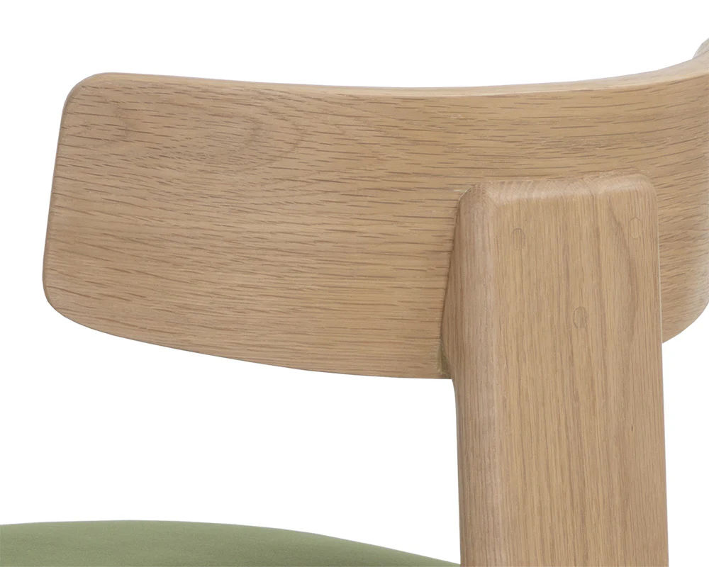 Horton Dining Chair - Rustic Oak - Image 11