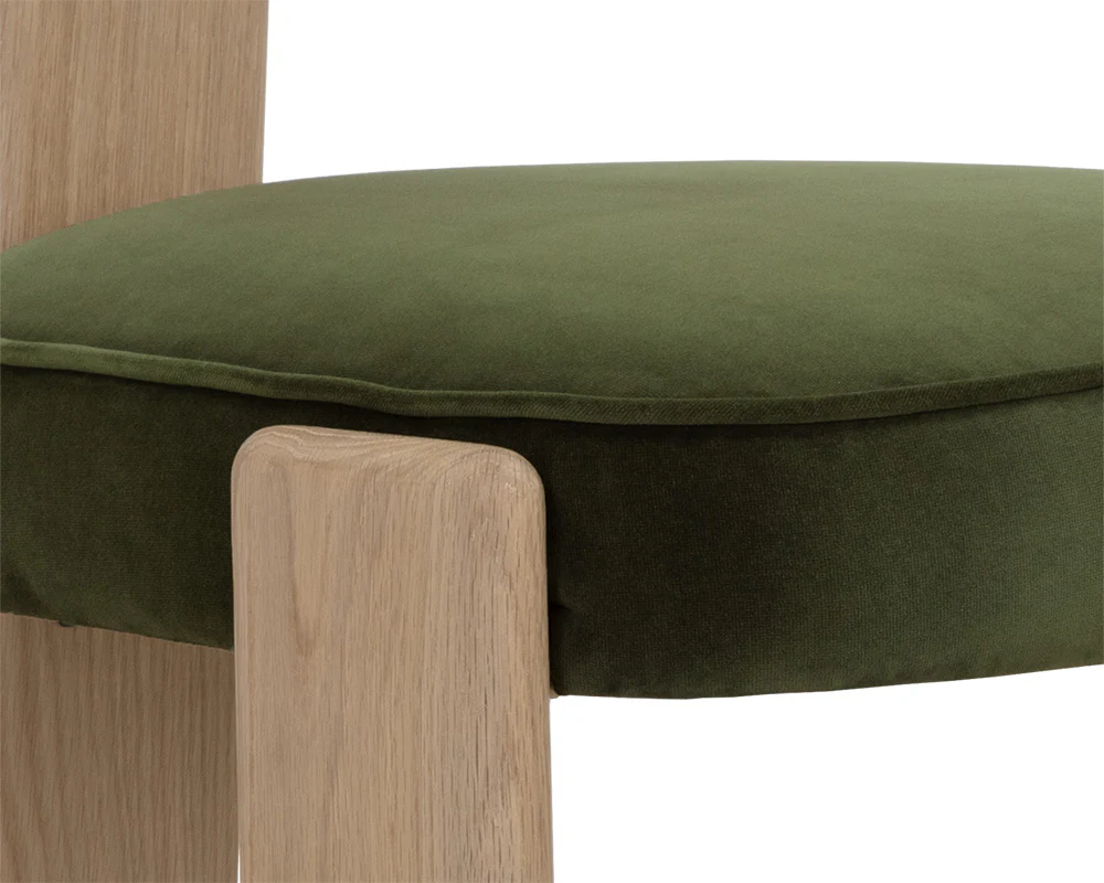 Horton Dining Chair - Rustic Oak - Image 9