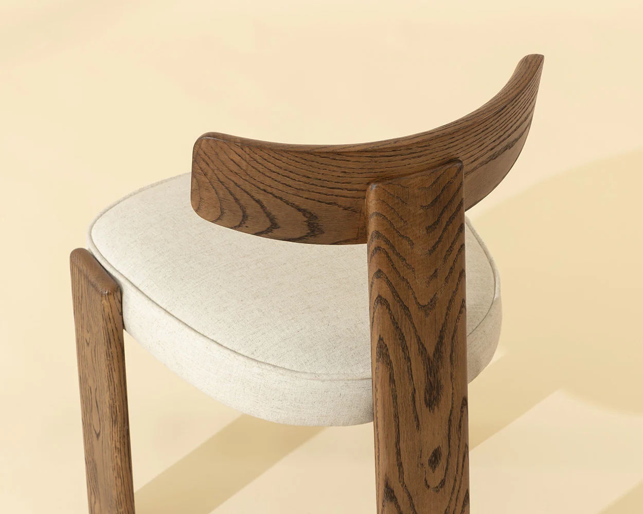 Horton Dining Chair - Warm Brown - Image 4