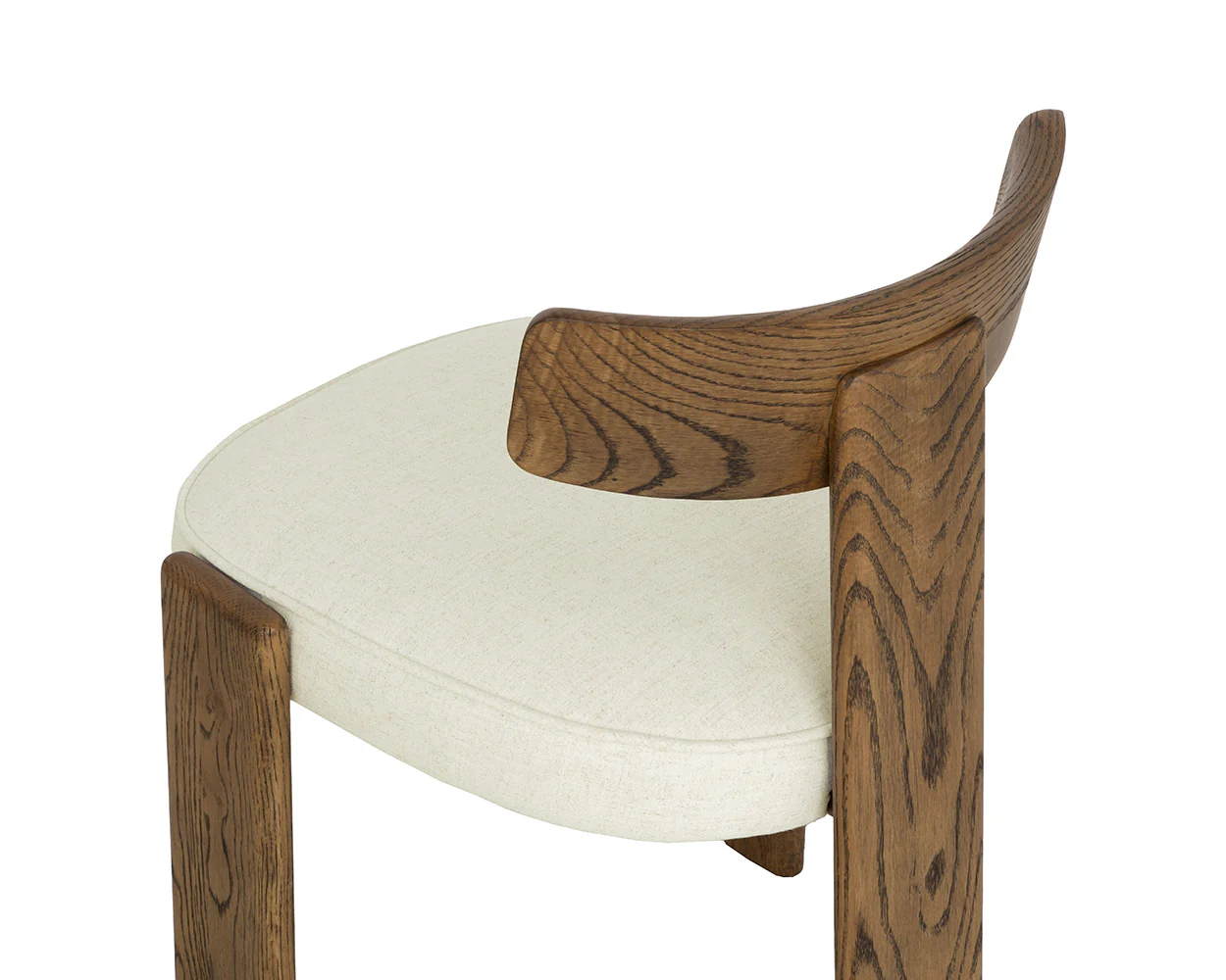 Horton Dining Chair - Warm Brown - Image 9