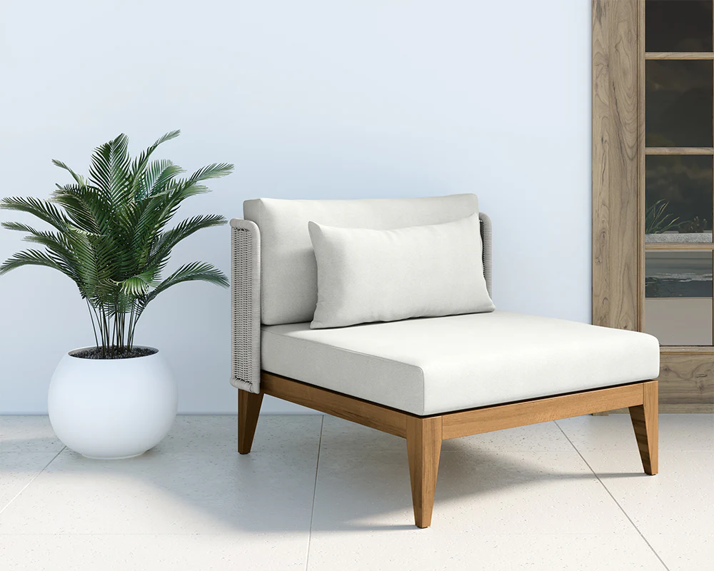 Ibiza Armless Chair - Natural - Image 2