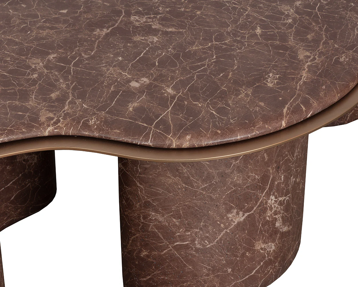 Isola Coffee Table - Marble Look - Image 10