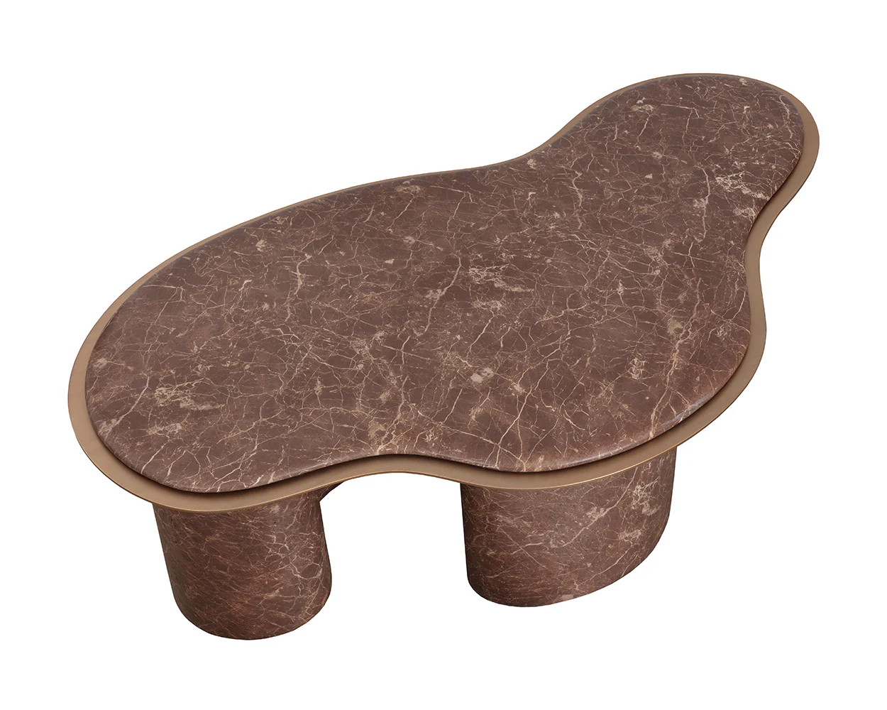 Isola Coffee Table - Marble Look - Image 8