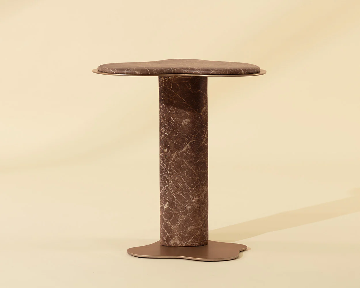 Isola End Table - Marble Look - Image 2