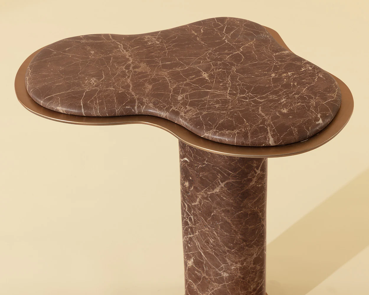 Isola End Table - Marble Look - Image 4