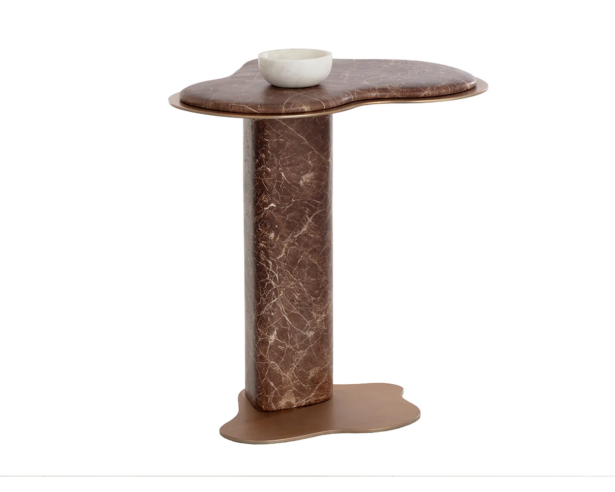 Isola End Table - Marble Look - Image 5