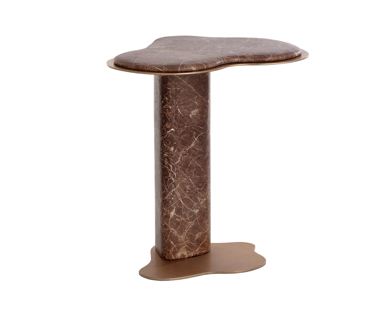 Isola End Table - Marble Look - Image 6