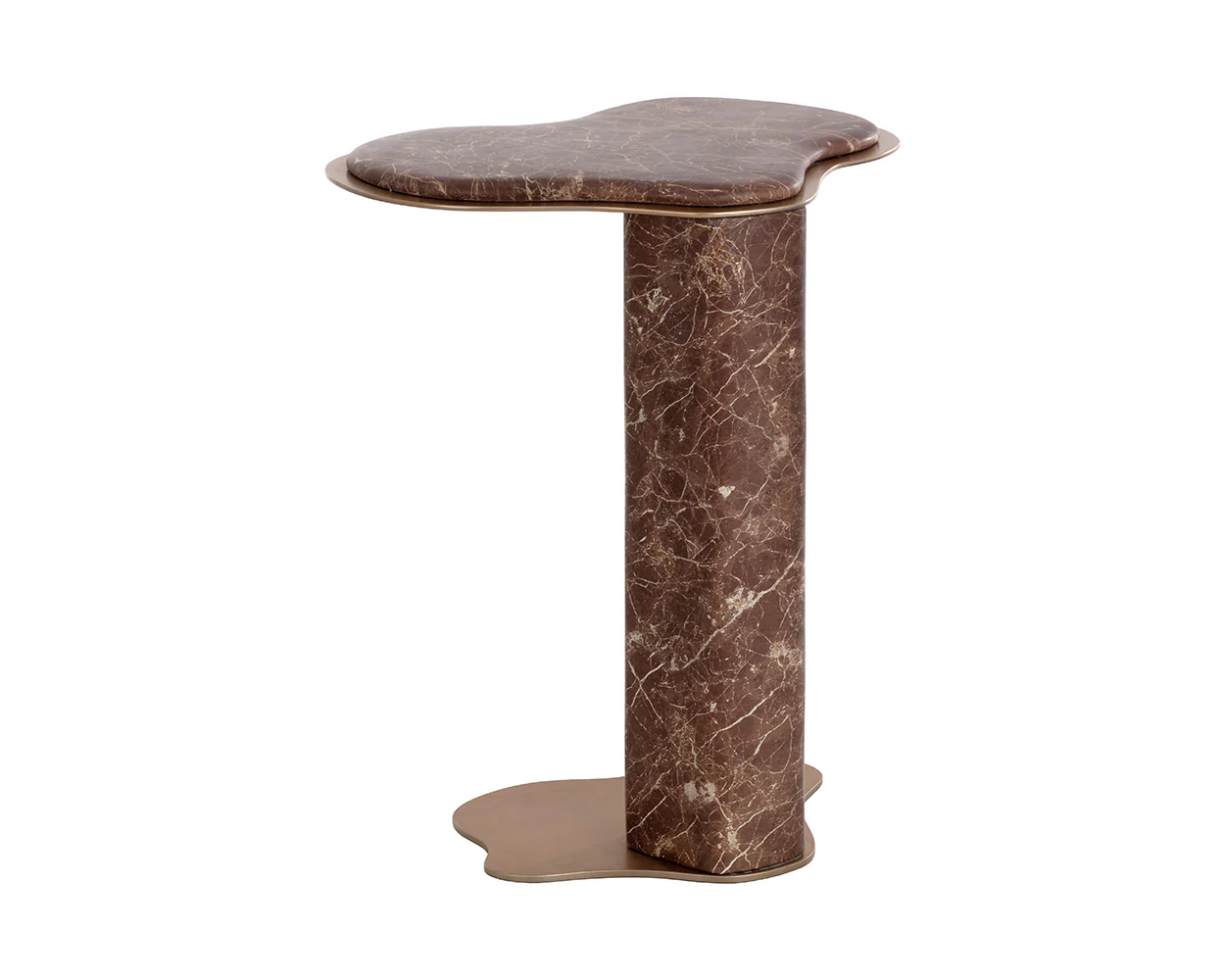 Isola End Table - Marble Look - Image 7