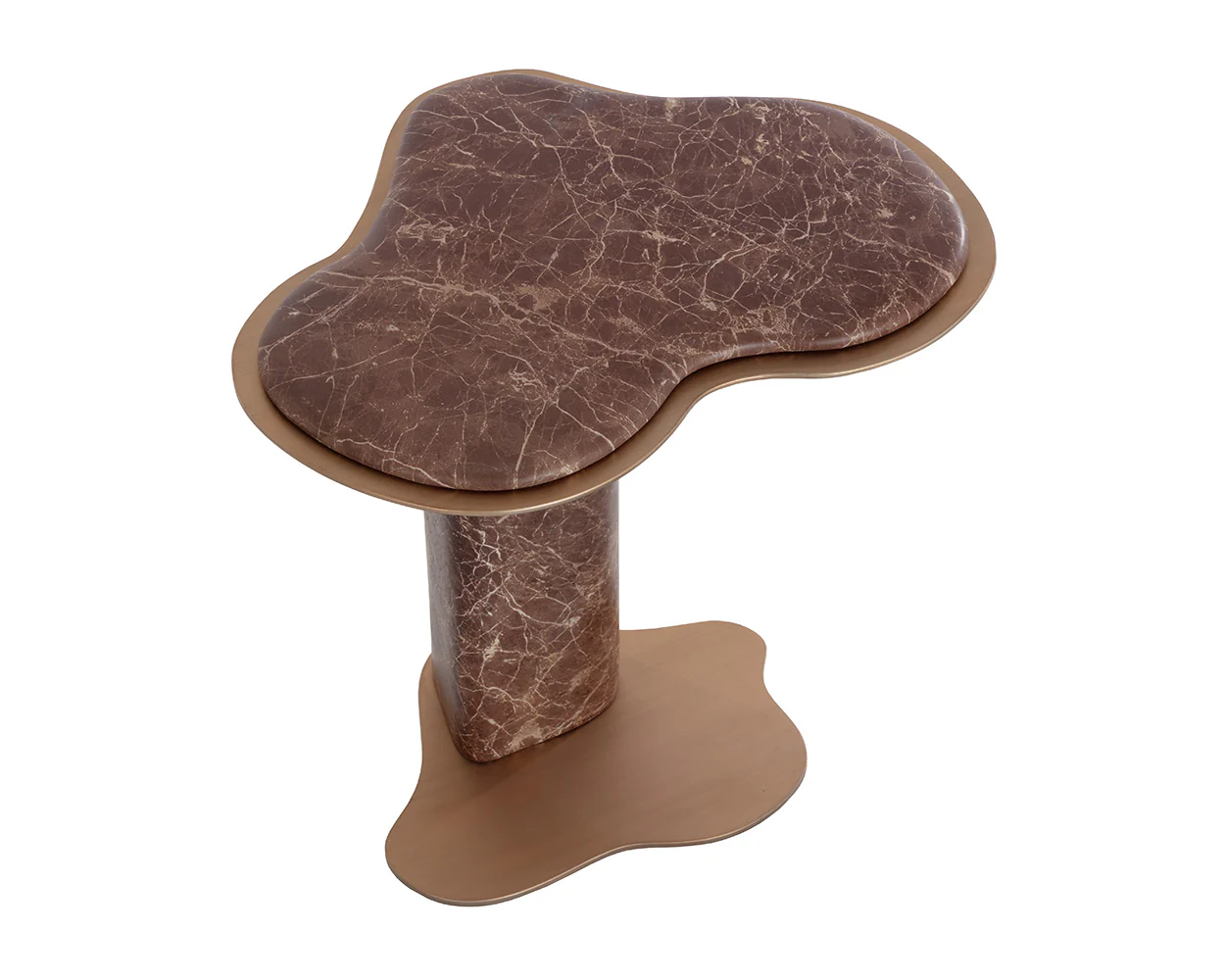 Isola End Table - Marble Look - Image 8