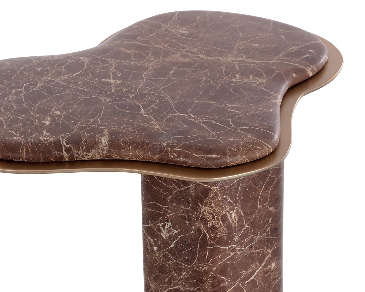 Isola End Table - Marble Look - Image 9