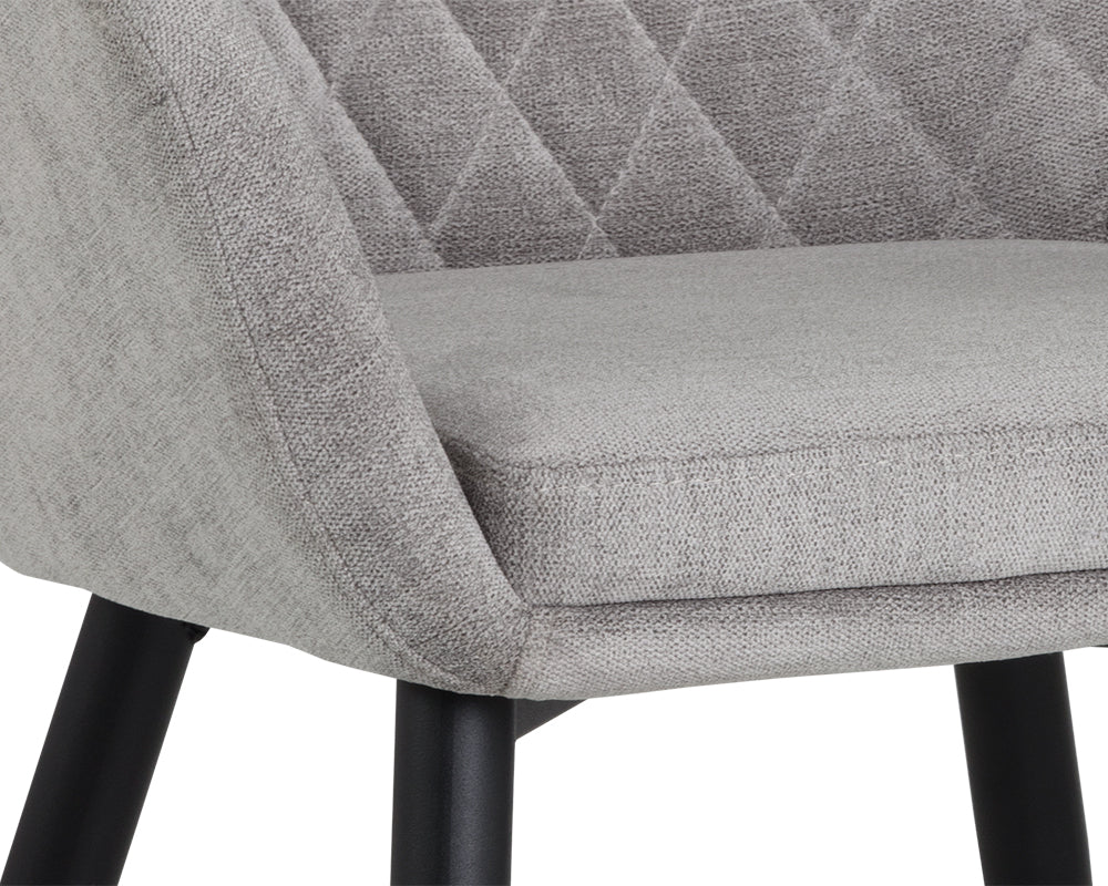 Jayna Dining Armchair - Black - Image 8